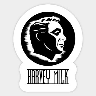 Harvey Milk Vintage Retro Gay LGBT Sticker